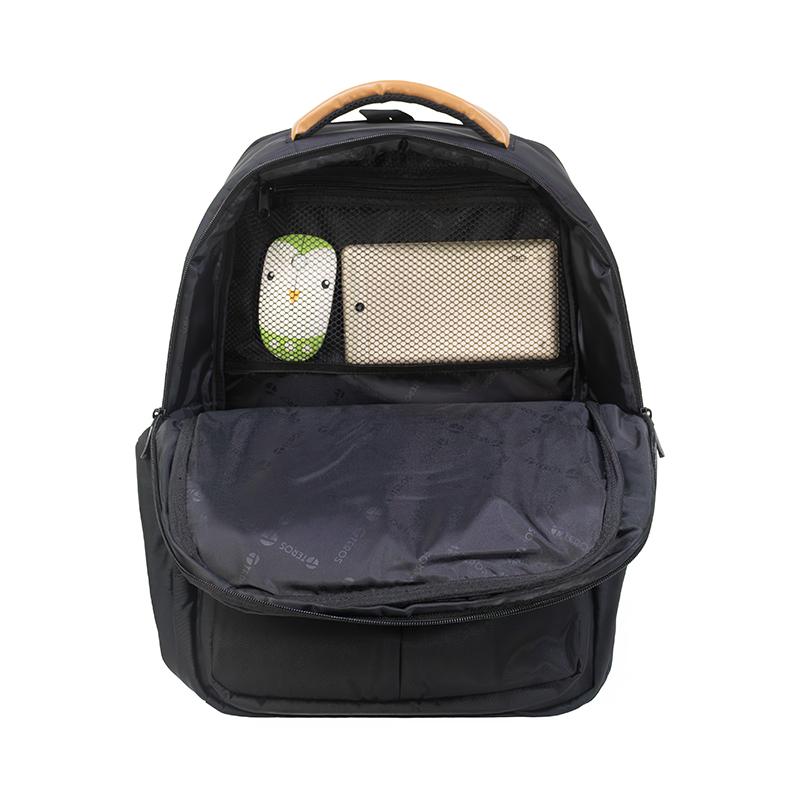 Vista 6 de Backpack Teros Elite TE-9030BK, para notebooks de hasta 17", Color Negro