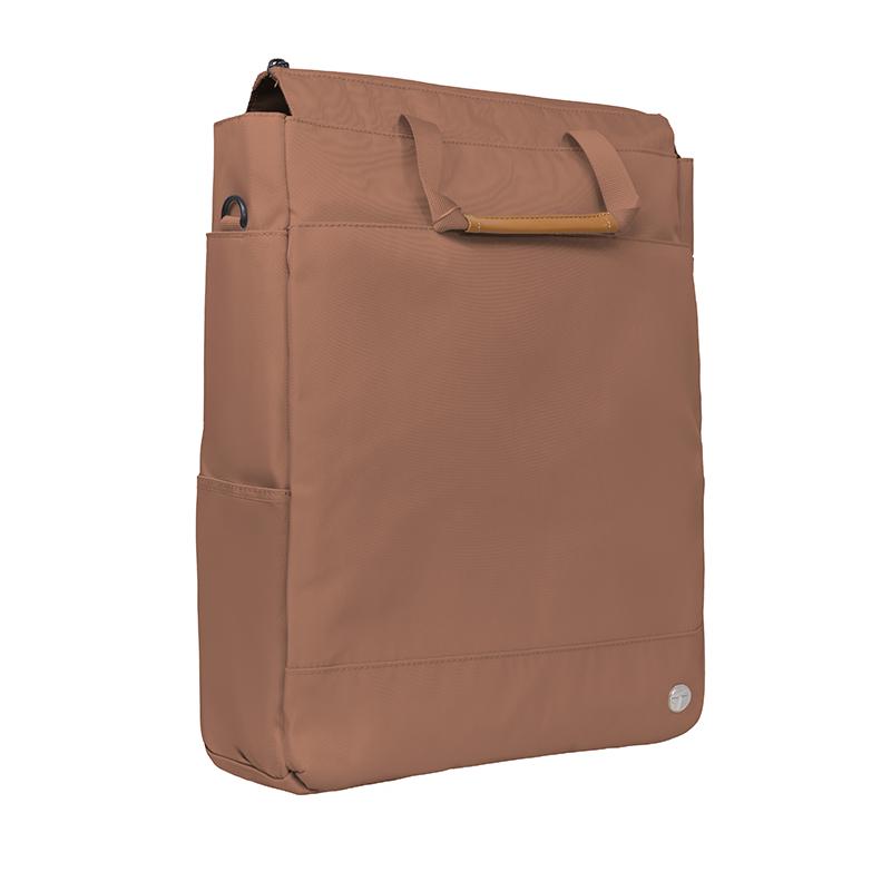 Vista 4 de Bolso Bandolera Teros Rossan Mocha para Laptops 15.6"