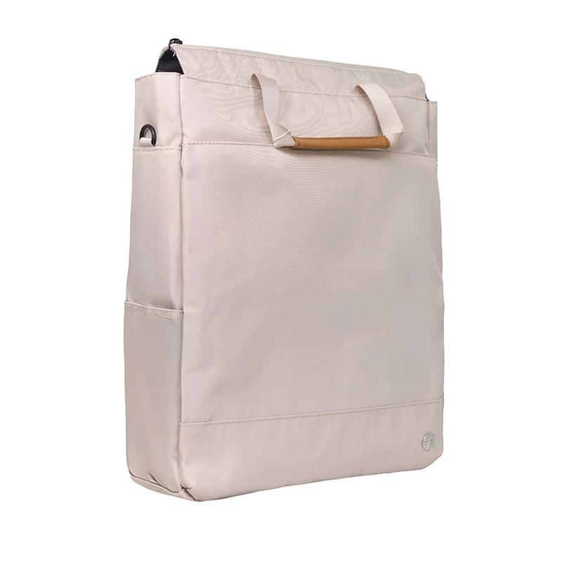 Vista 4 de Bolso Bandolera Teros Rossan Beige para Laptops 15.6"