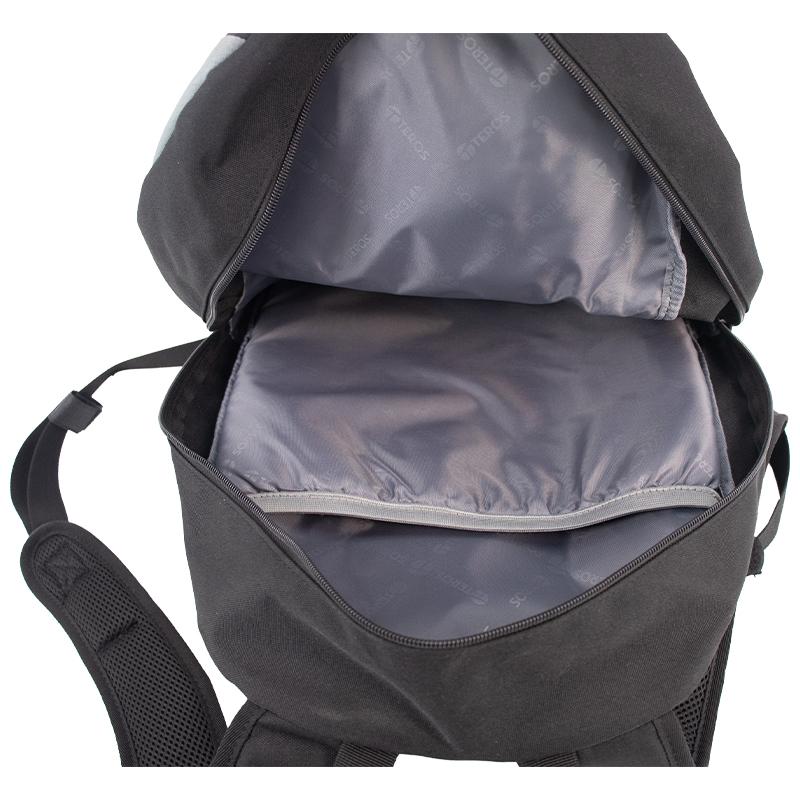 Vista 6 de Mochila Teros TE-9040NS para Laptops 15.6" Negro y Gris
