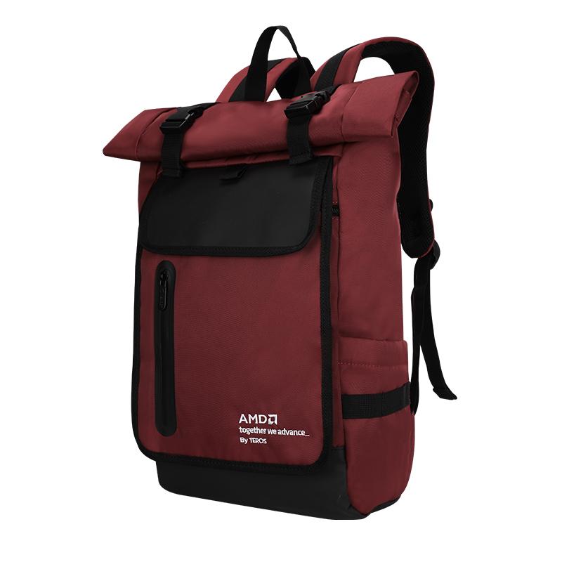 Vista 5 de Mochila Teros TE-9042R para Laptops 15.6" (Vino/Negro)