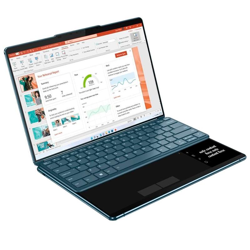 Vista 2 de Notebook Lenovo Yoga Book 9 Dual 13.3" 2.8K OLED Táctil Core i7