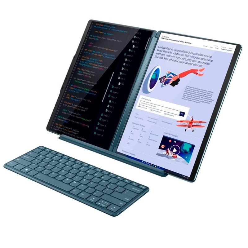 Vista 4 de Notebook Lenovo Yoga Book 9 Dual 13.3" 2.8K OLED Táctil Core i7