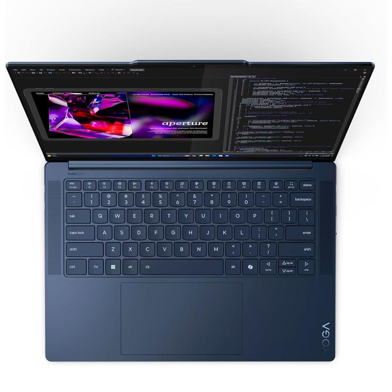 Vista 5 de Notebook Lenovo Yoga Slim 7 14.5" 3K Snapdragon X Elite 32GB RAM