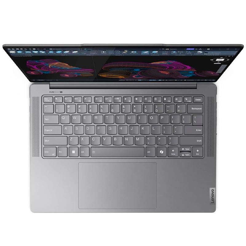 Vista 3 de Notebook Lenovo Yoga Pro 7 14.5" WQXGA+ OLED AMD Ryzen AI 9 32GB RAM