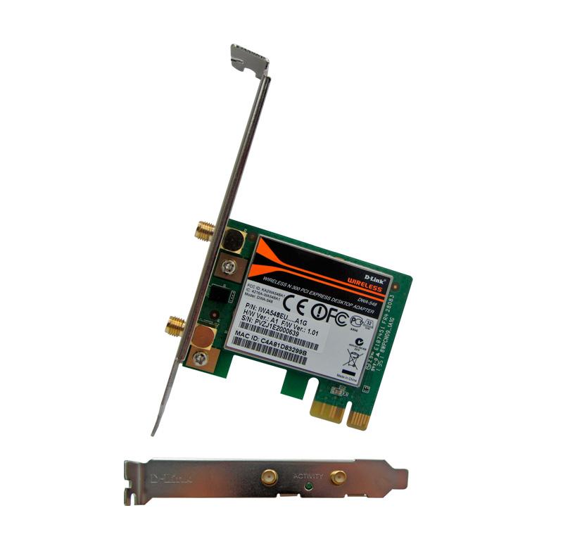 Tarjeta de Red Inalámbrica D-Link DWA-548 PCIe N300