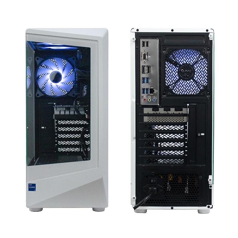Vista 2 de PC TEROS TE-8002G Core i5 14400F 2.5/4.7GHz 16GB DDR5-5600 RTX3050 6GB Ubuntu, blanco