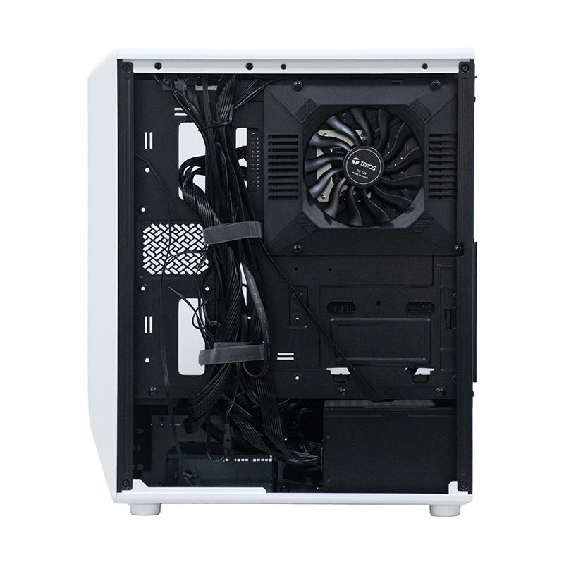 Vista 3 de PC TEROS TE-8002G Core i5 14400F 2.5/4.7GHz 16GB DDR5-5600 RTX3050 6GB Ubuntu, blanco