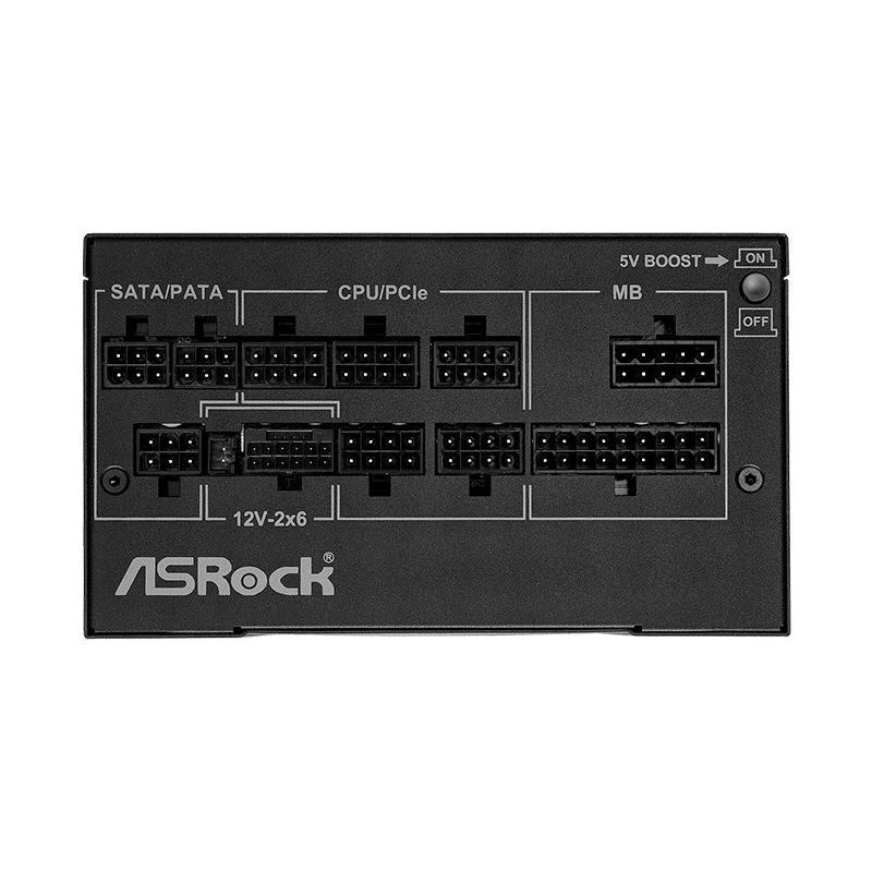 Vista 2 de Fuente de Alimentación Asrock PG-1000G 1000W 80 Plus Gold