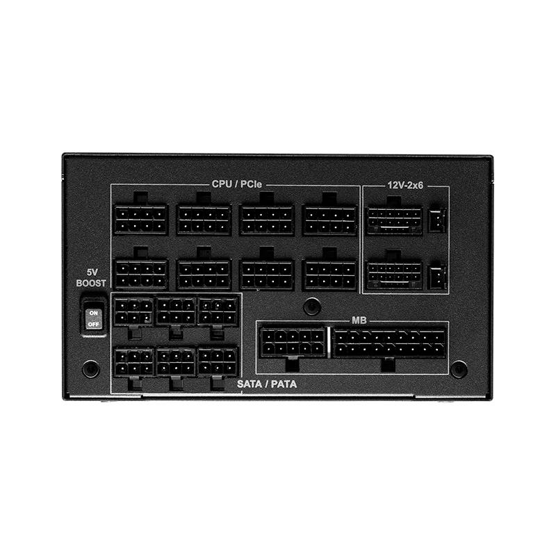 Vista 2 de Fuente de Poder ASRock PG-1600G 1600W 80 Plus Gold