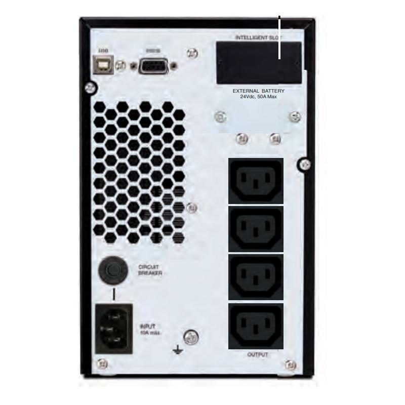 Vista 2 de UPS CDP UPO11-1i Online 1000VA / 900W USB RS232