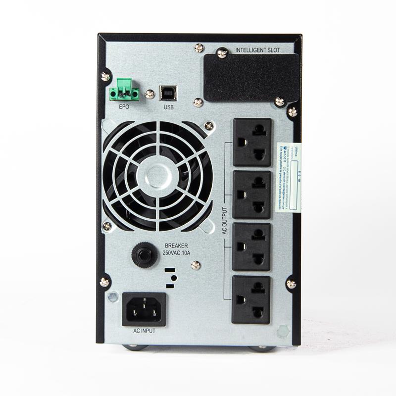 Vista 2 de UPS On-Line Elise UDC-1K-T-G2 1kVA/900W con Display LCD