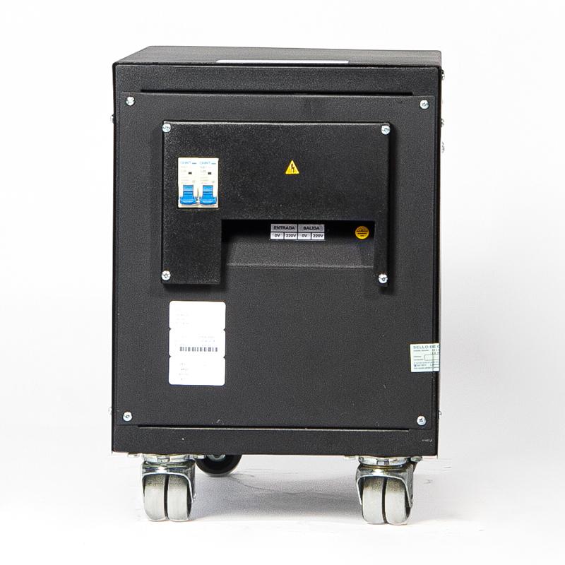 Vista 2 de Estabilizador de Voltaje Sólido Elise Poder Safe LCR10K 10kVA