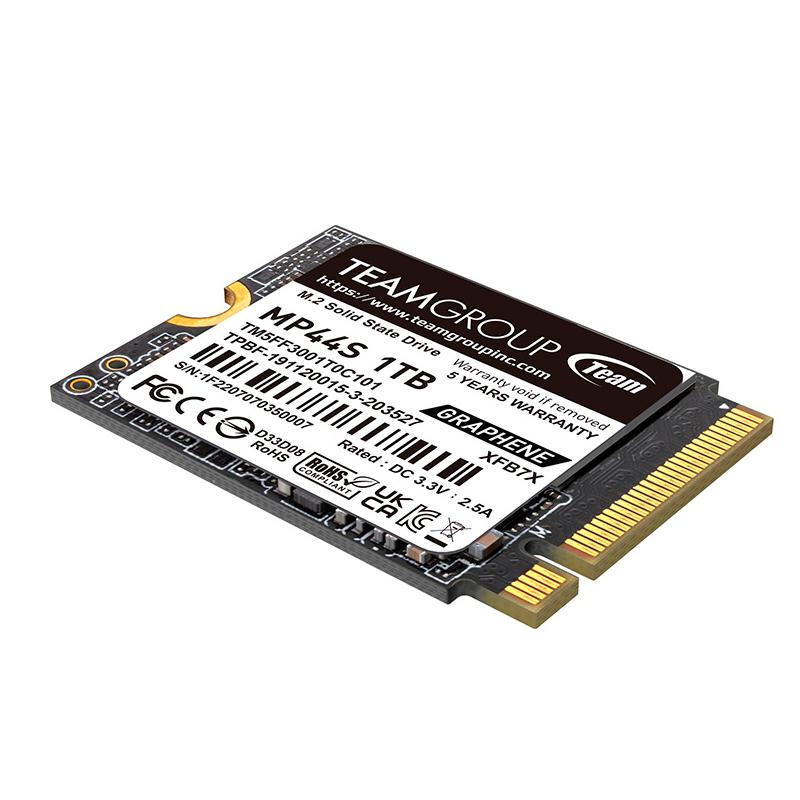 Vista 2 de SSD NVMe TeamGroup MP44S M.2 1TB PCIe Gen4