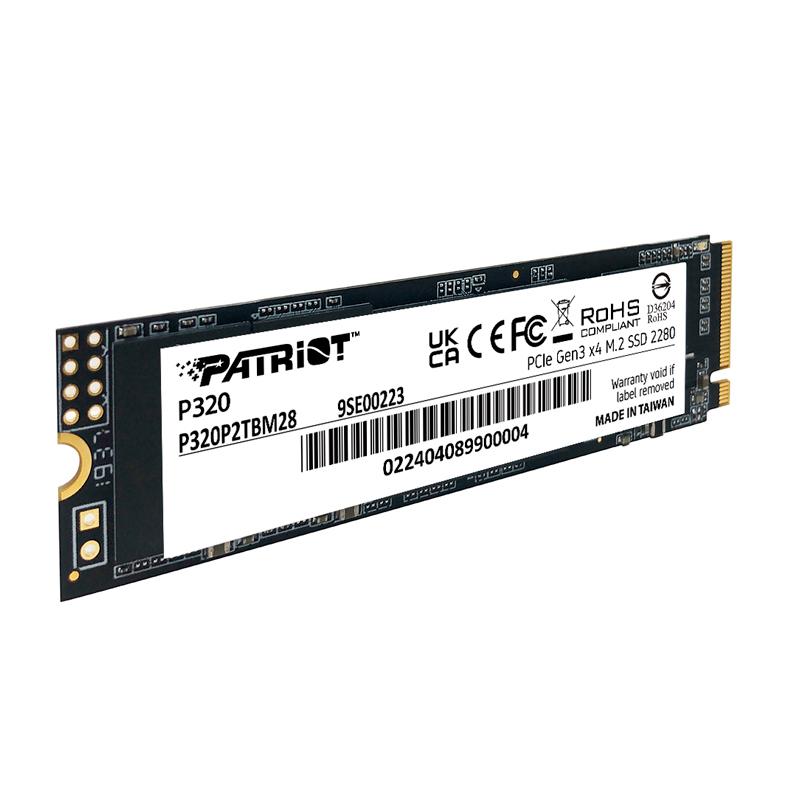 Vista 2 de SSD PATRIOT P320 1TB M.2 PCIe Gen 3 NVMe