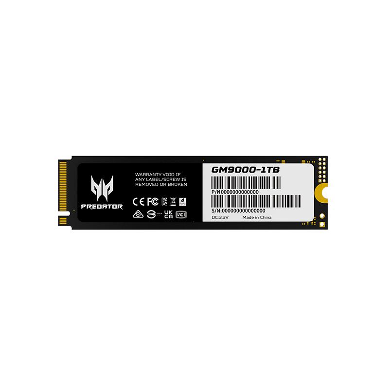 Vista 3 de SSD Predator GM9000 1TB PCIe Gen 5.0 NVMe 2.0