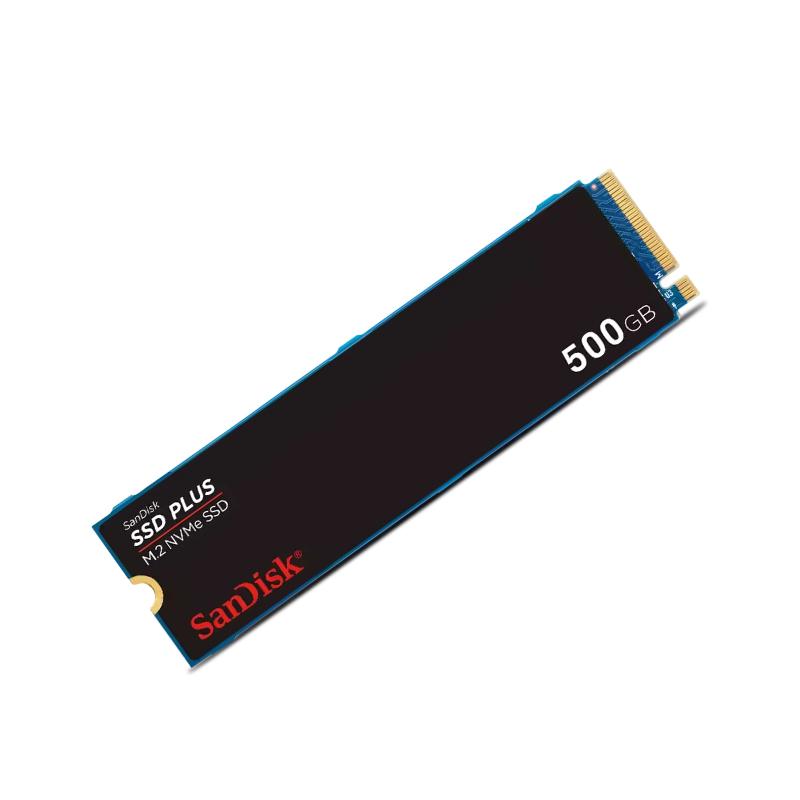 Vista 2 de SSD SanDisk Plus M.2 NVMe PCIe Gen 3.0 500GB 2400 MB/s