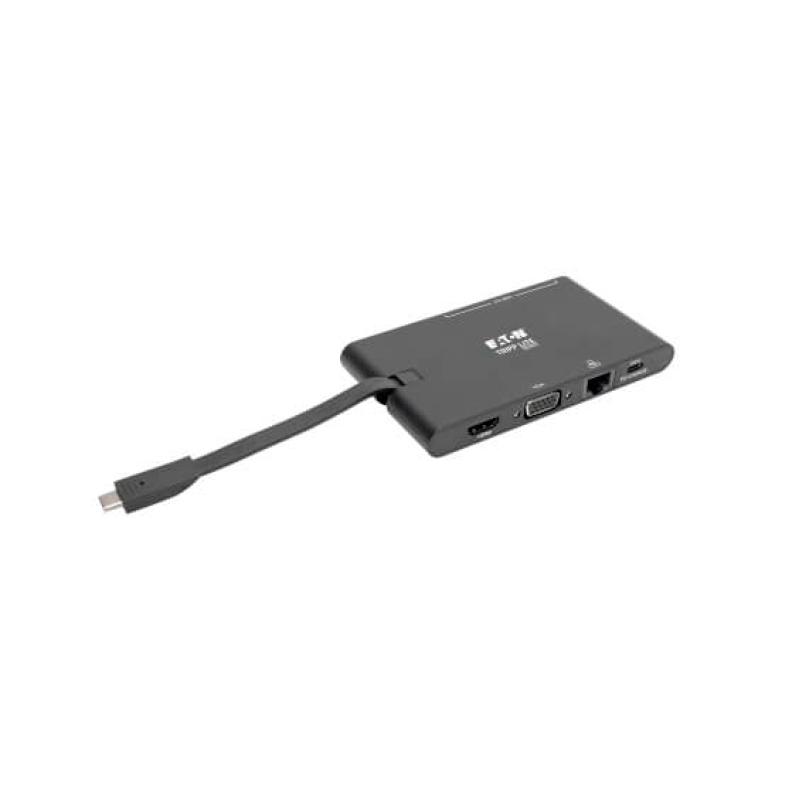 Vista 2 de Estación de Acoplamiento Tripp-Lite USB-C 4K HDMI (Negra), Tripp Lite