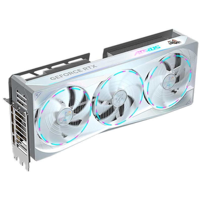 Vista 3 de Tarjeta de Video GIGABYTE AORUS GeForce RTX 5080 MASTER ICE 16GB GDDR7