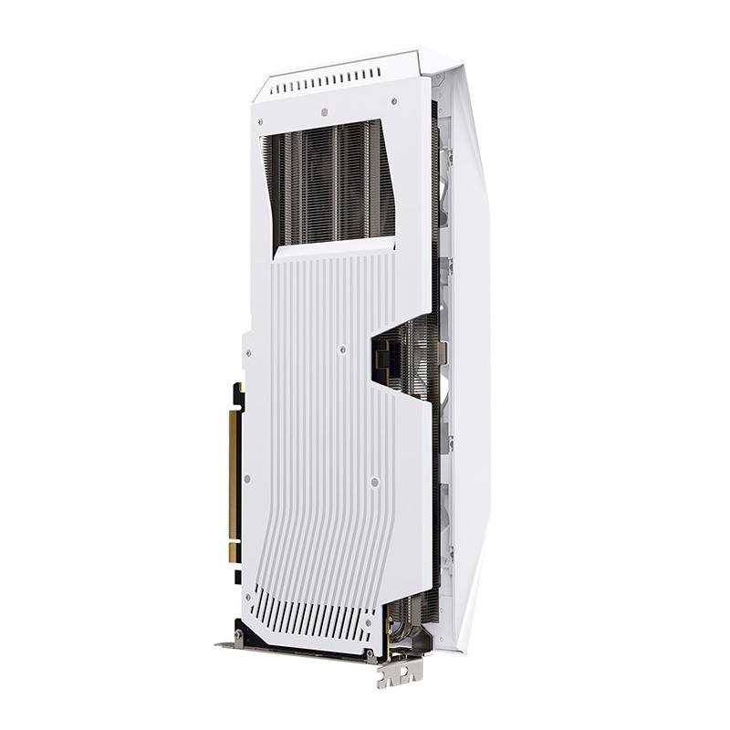 Vista 4 de Tarjeta de Video XFX Mercury Radeon RX 9060 XT OC White 16GB GDDR6 PCIe 5.0