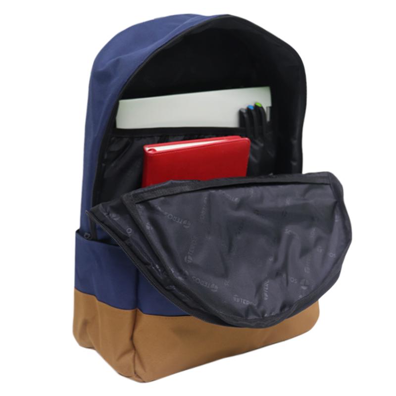 Vista 2 de Mochila HP Nova Azul y Marrón para Laptop