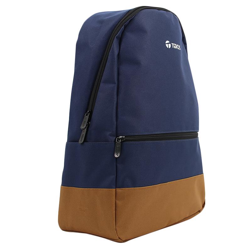 Vista 3 de Mochila HP Nova Azul y Marrón para Laptop