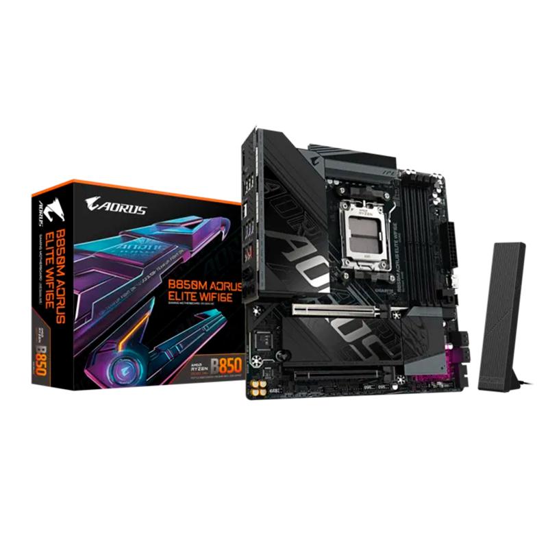 Placa Madre Gigabyte B850M AORUS Elite Wi-Fi 6E