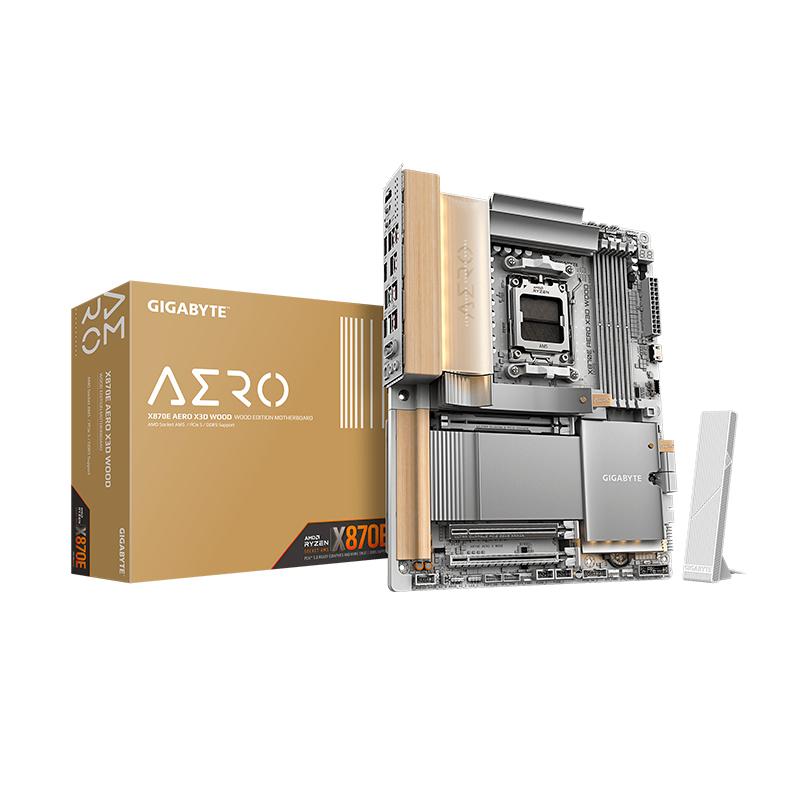 Placa Madre Gigabyte X870E AERO X WOOD DDR5 AMD AM5