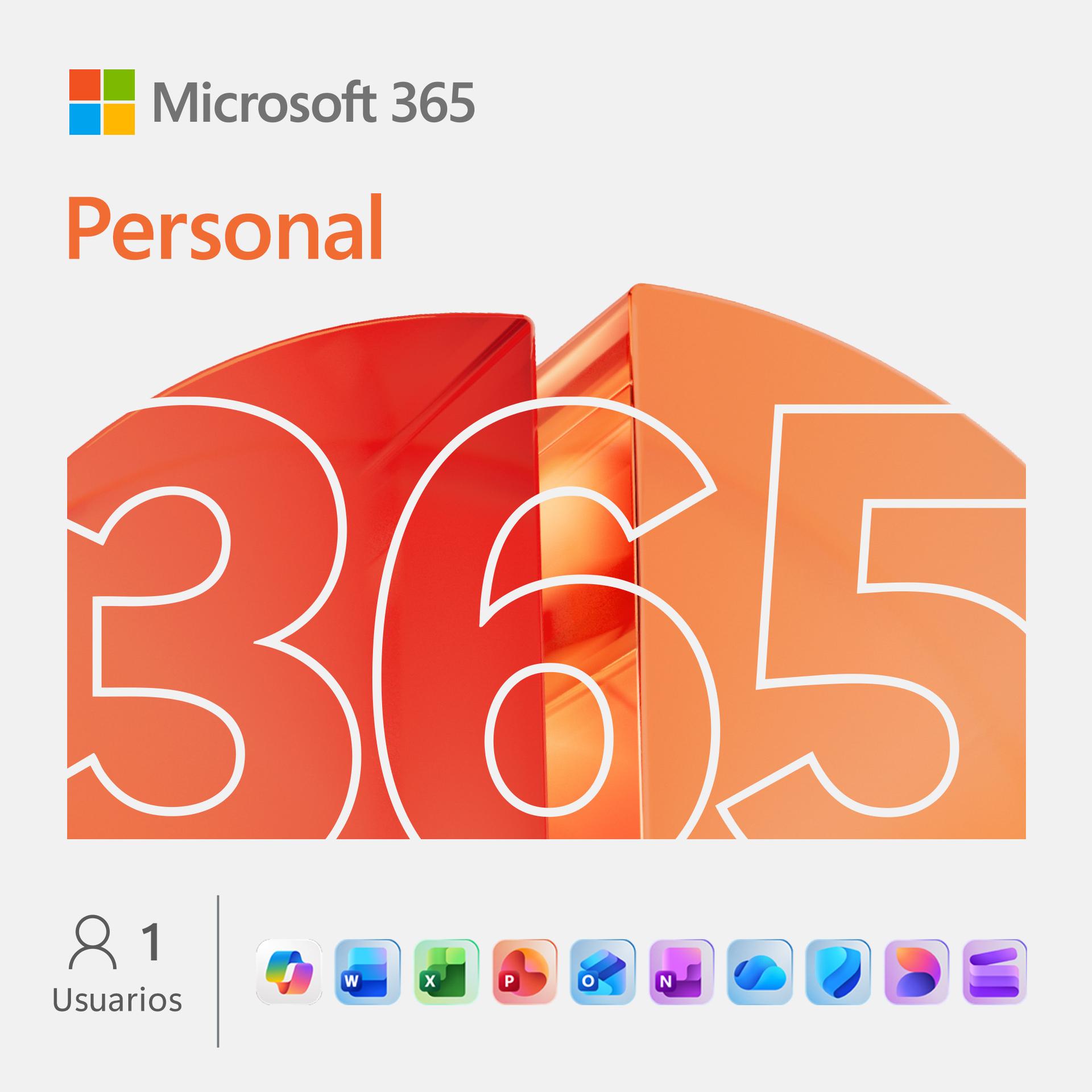 Licencia Microsoft 365 Personal 1 Año ESD