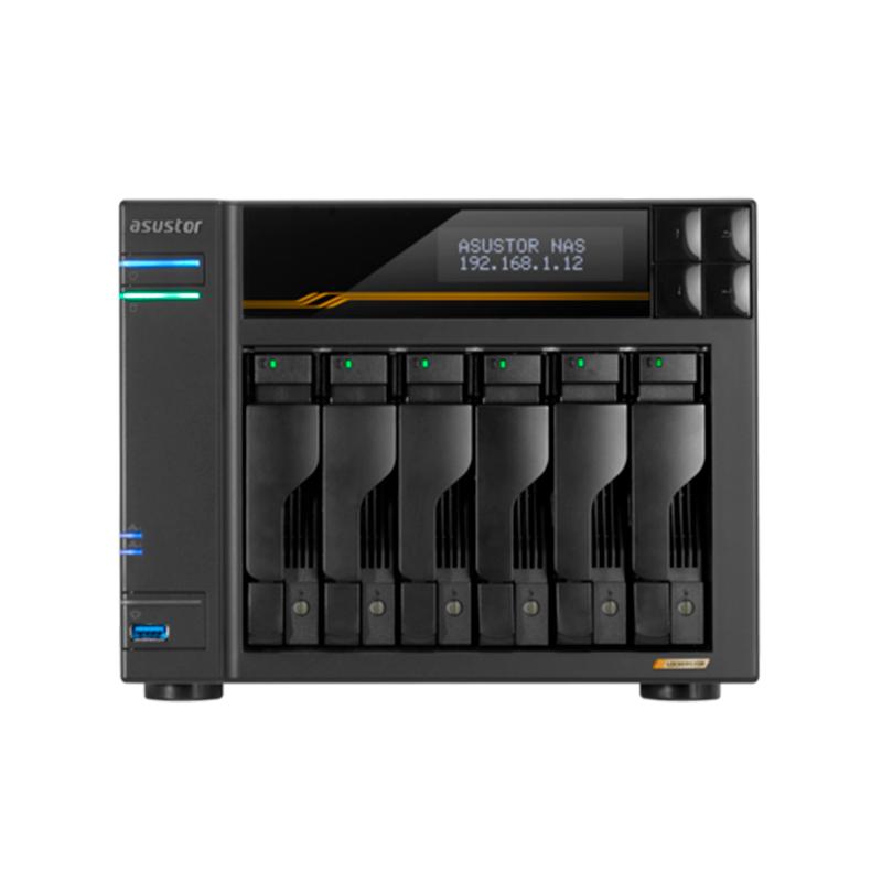 Servidor NAS Asustor Lockerstor 6 Gen3 (AS6806T) Ryzen V3C14 16GB ECC DDR5