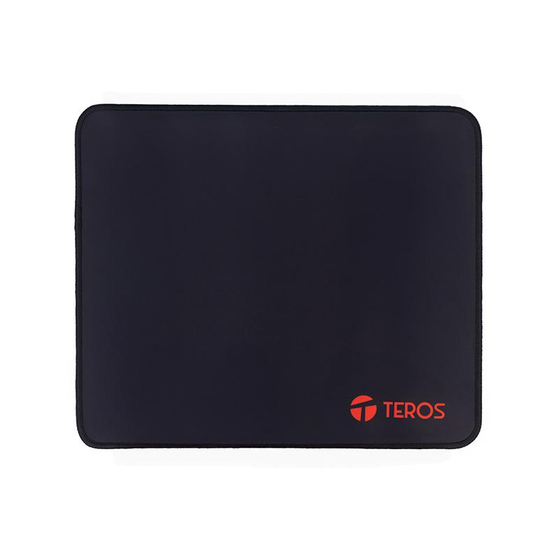 Mouse Pad Gaming/Oficina Teros TE-3017S Antideslizante Negro (32x27cm)