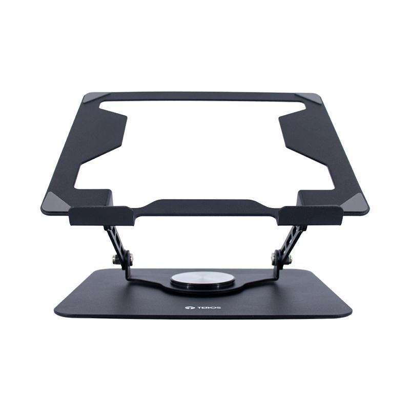 Soporte Ajustable Teros TE-7021N para Laptops y Tablets 10"-15.6" Negro