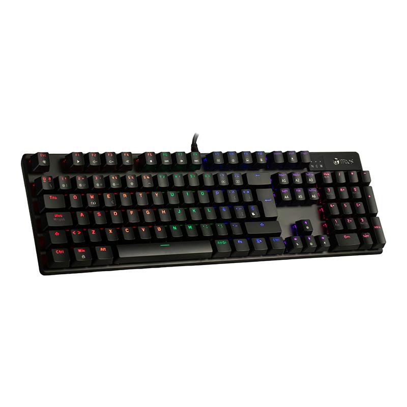 Teclado Mecánico Teros TE-4068G Rainbow Español