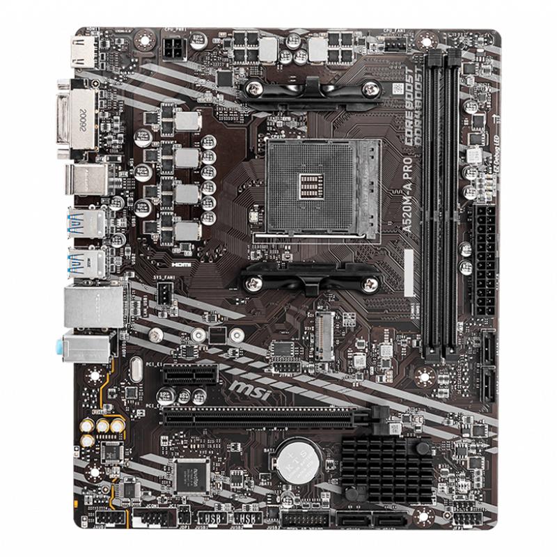 Placa Madre MSI A520M-A PRO AMD AM4 mATX