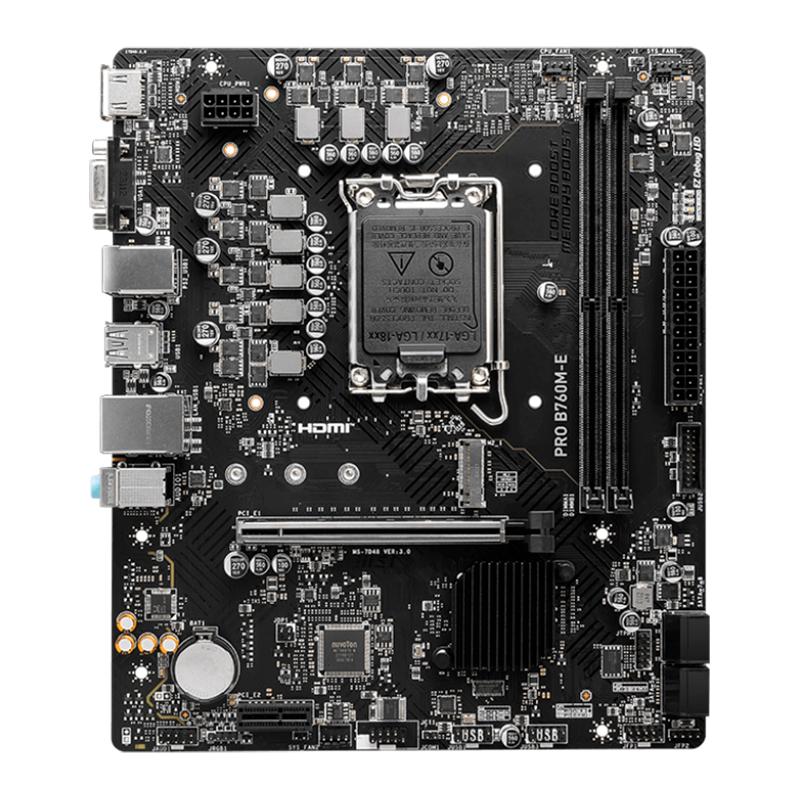 Motherboard MSI PRO B760M-E Intel B760 LGA1700 mATX