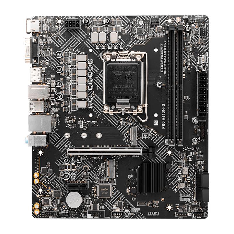 Placa Madre MSI PRO H610M-G Intel LGA1700 mATX
