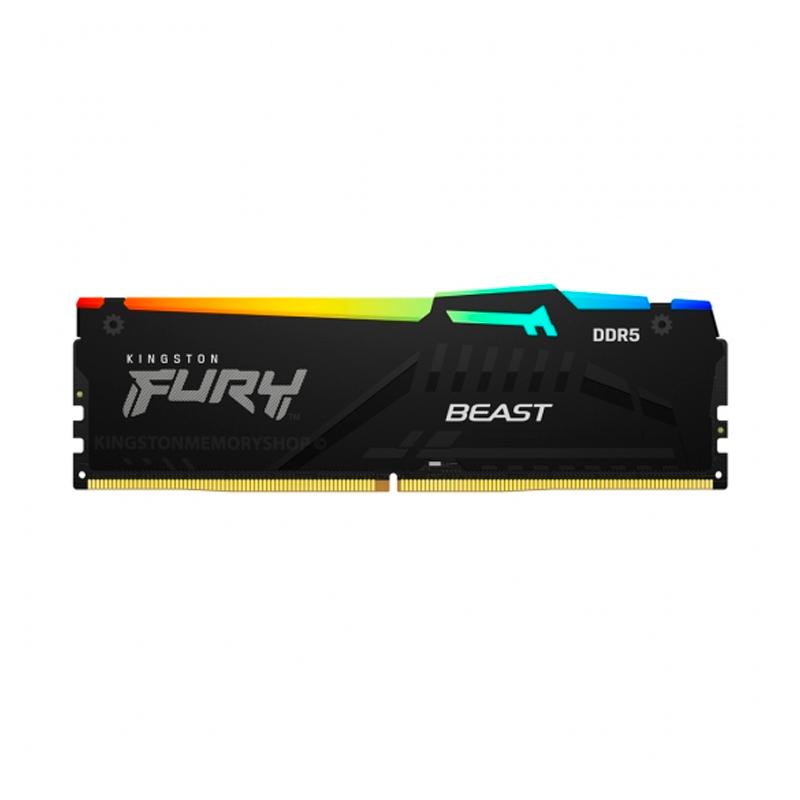 Memoria RAM Kingston Fury Beast 16GB DDR5 5600MT/s RGB XMP