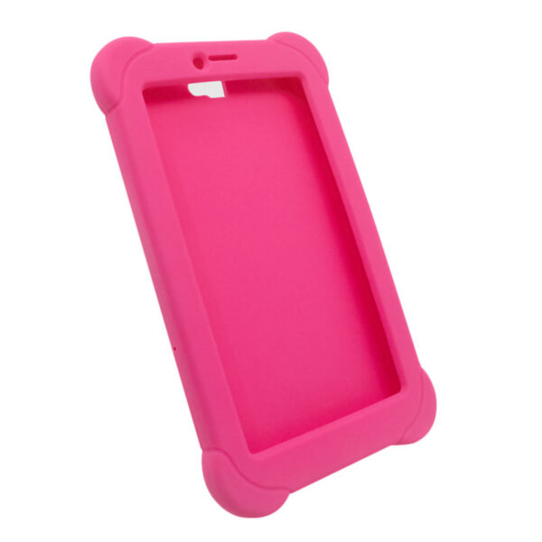 Rubber / Estuche de goma para Tablet POR5850, 7", color rosado - Imagen 3