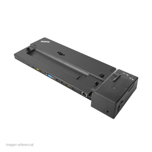 Estación de acoplamiento Lenovo 40AG0090US, VGA / DP / DVI-D/ USB / 3.5MM / LAN.