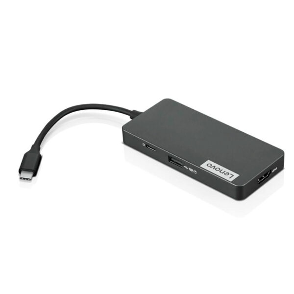 Concentrador de puertos (Hub) Lenovo USB-C, 7-in-1, Color Iron Grey (Gris Hierro) - Imagen 3