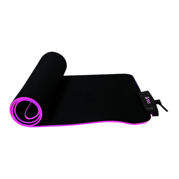 Mouse pad gamer TEROS TE-3013G, RGB, USB a tipo C, negro - Imagen 5