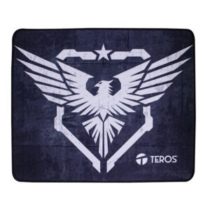 Mouse pad TEROS TE-3014S, negro con diseño