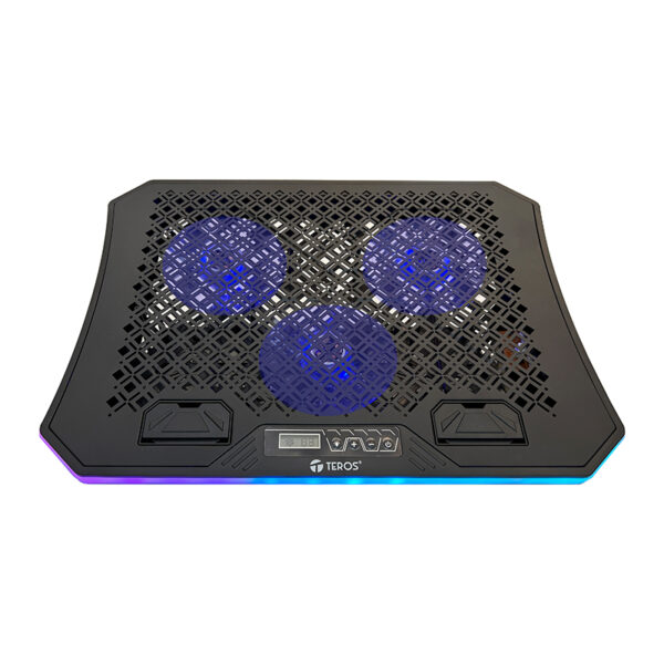 Cooler TEROS TE-7130N, compatible con notebooks de hasta 15.6", 3 fan de 11 cm - Imagen 3