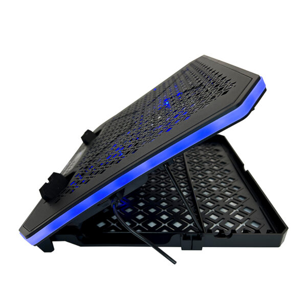 Cooler TEROS TE-7130N, compatible con notebooks de hasta 15.6", 3 fan de 11 cm - Imagen 2