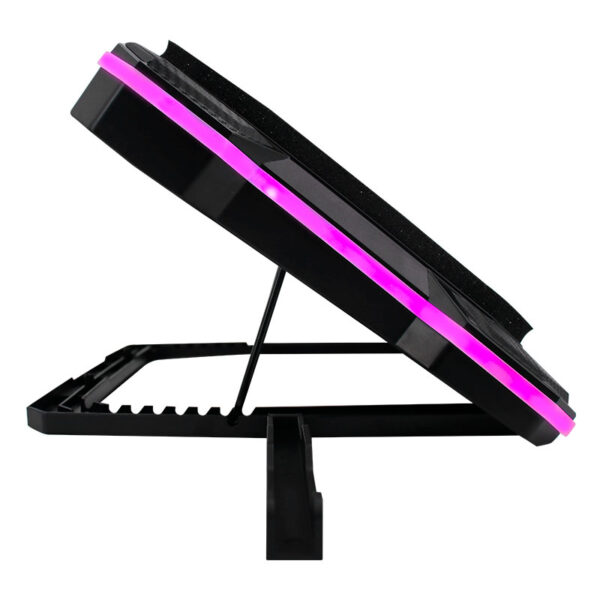 Cooler TEROS TE-7133N RGB, compatible con notebooks de 14" hasta 19" - Imagen 4