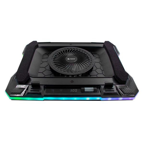 Cooler TEROS TE-7133N RGB, compatible con notebooks de 14" hasta 19" - Imagen 2