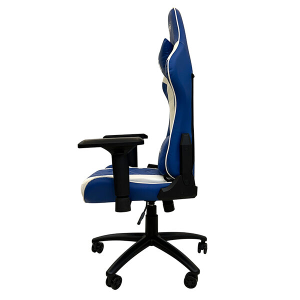 Silla gamer TEROS TE-8126B, azul y blanco - Imagen 6