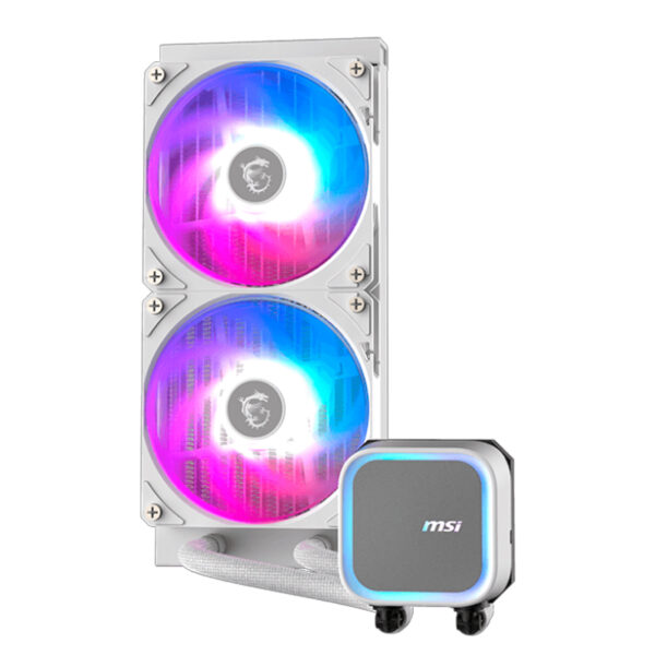 Refrigeracion líquida MSI MAG CORELIQUID A13 240 WHITE / Cantidad de ventiladores: 2 - Imagen 2