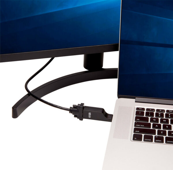 Adaptador Vertical Tripp-Lite U444-000-VGA, USB Tipo-C a VGA, 1920 x 1200 (1080p), Negro. - Imagen 2