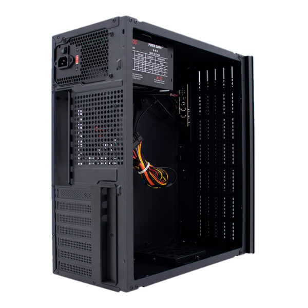 Case TEROS TE-1036S, Factor de forma ATX, 250 W, USB 3.0 / 2.0, audio, negro. - Imagen 4